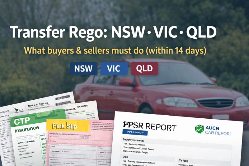 How to Transfer Rego When Buying a Used Car in Australia (NSW, VIC, QLD Guide)