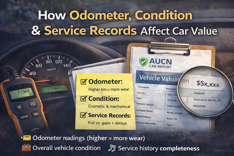 How Odometer, Condition, and Service Records Affect Car Value