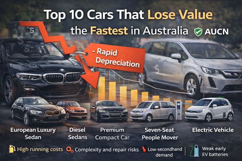 Top 10 Cars That Lose Value the Fastest in Australia