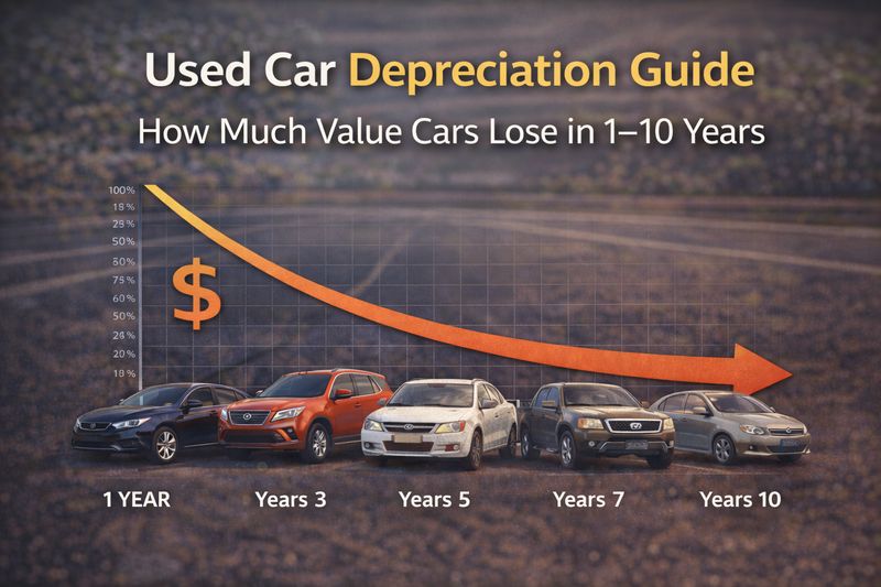 Used Car Depreciation Guide: How Much Value Cars Lose in 1–10 Years